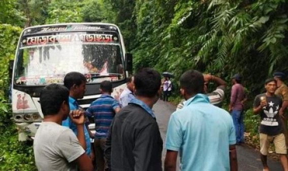 13 injured in bus accident in Tripura 13 injured in bus accident in Tripura