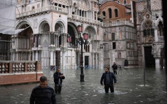 Venice flooded by highest tide in more than 50 years