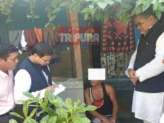 Congress leaders visited Pitra gangrape victim’s home, met family members Congress leaders visited Pitra gangrape victim’s home, met family members