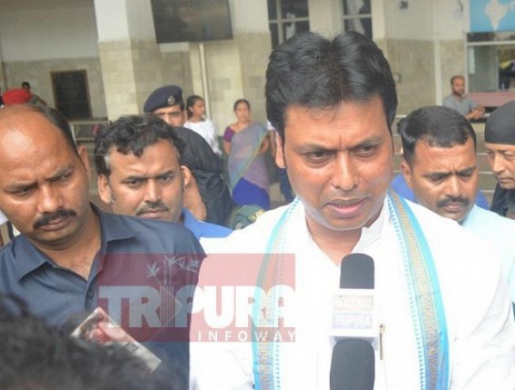 ‘Biplab Deb should solve his personal matters at home rather blaming Opposition’ : CPI-M ‘Biplab Deb should solve his personal matters at home rather blaming Opposition’ : CPI-M