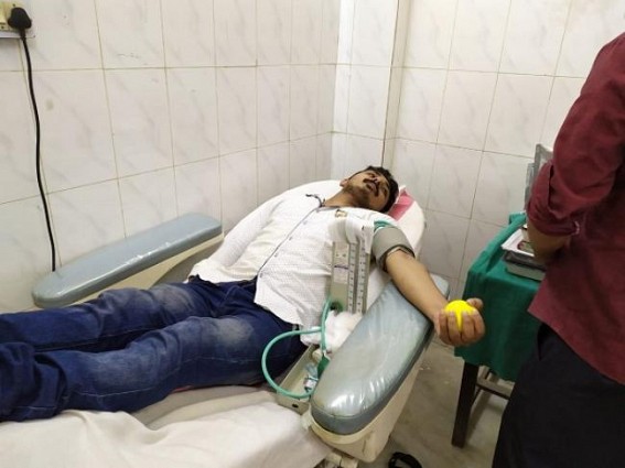 Physiotherapists Society organized blood donation camp