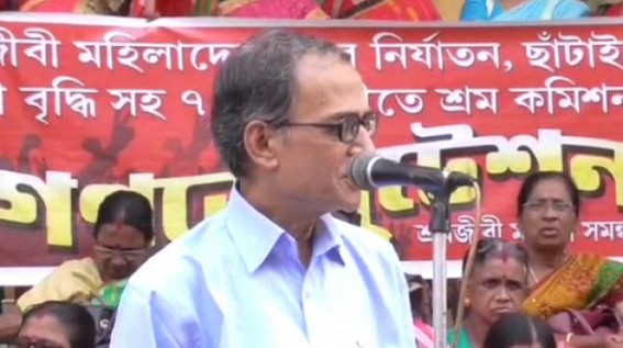 BJP Govt could not give jobs, but expert in terminating employees : Tapan Chakraborty BJP Govt could not give jobs, but expert in terminating employees : Tapan Chakraborty