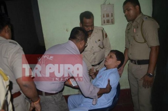 Biplab’s Police crossed British rulers in Brutality, during High Court hearing by force removed heart-attacked CPI-M former Minister Badal Choudhury from hospital bed, taken to West PS, dumped next to a Thief Biplab’s Police crossed British rulers in Brutality, during High Court hearing by force removed heart-attacked CPI-M former Minister Badal Choudhury from hospital bed, taken to West PS, dumped next to a Thief