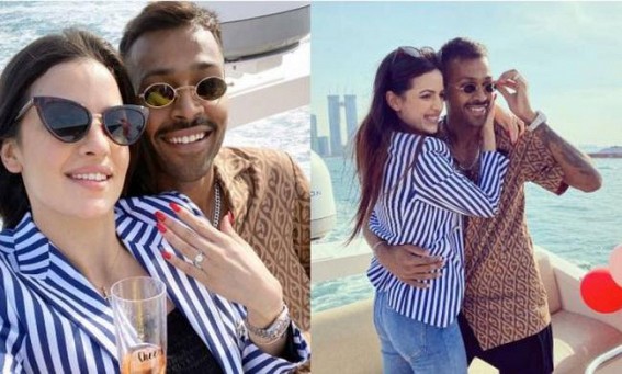 Hardik announces engagement with Serbian actress Natasa