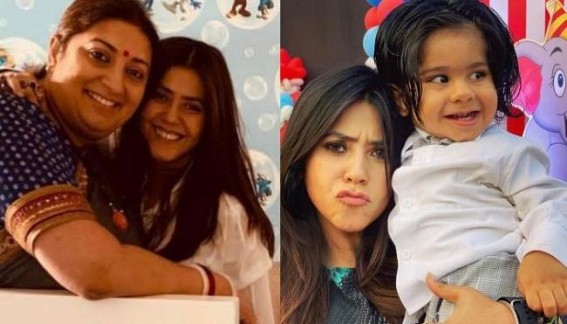 Ekta Kapoor showers 'love' on Smriti Irani's son