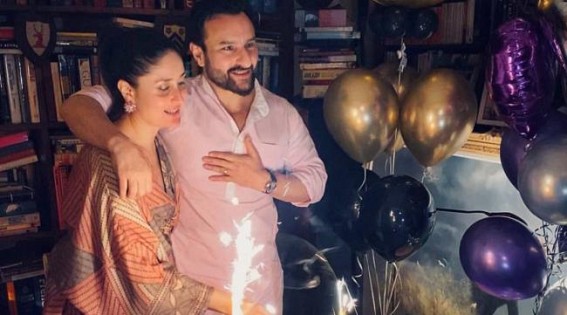 Kareena wishes happy birthday to 'sparkle' of her life Saif