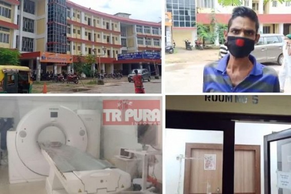 CT-Scan Machines remained non-functional in Tripuraâ€™s biggest Govt hospital GB for 15 days : State Health Ministry in slumber