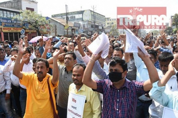 Resentment erupted as Tripura Govt has not appealed in Supreme Court anything for 10323 teachers : No extension after 31st March Resentment erupted as Tripura Govt has not appealed in Supreme Court anything for 10323 teachers : No extension after 31st March