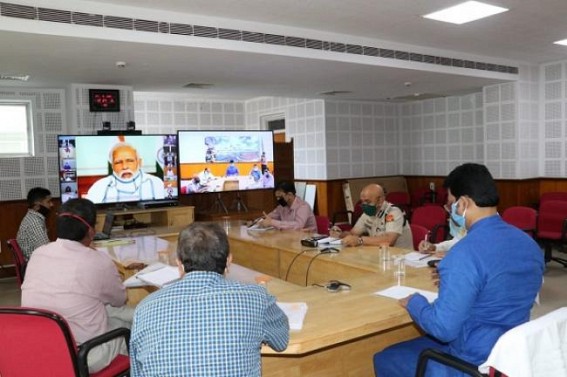 PM Modi met CMs, Tripura CM extended full support to Centre