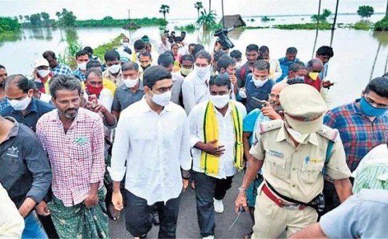 No minister visiting flood-affected people in Andhra: TDP