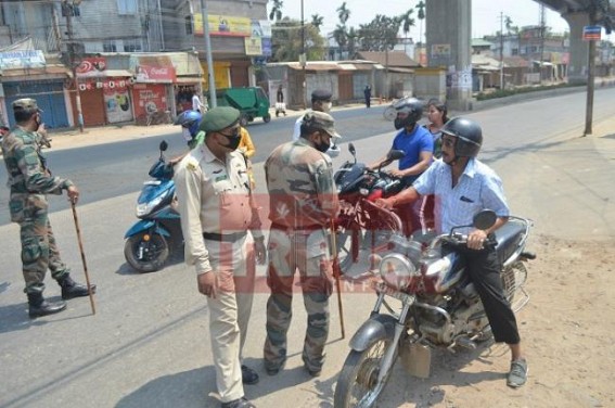 Curfew in Tripura, lockdown strictly imposed Curfew in Tripura, lockdown strictly imposed
