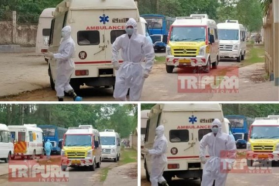 Tripura COVID-19 Cases in rapid rise concerns Health Dept, Social Distances violations may cause further worries for State Govt : COVID-19 cases soars up at 423