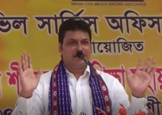 'Prime Minister Narendra Modi has taught a Lesson to Corona-Virus in Swadeshi-Style by Inventing COVID-VACCINE' : Biplab Deb