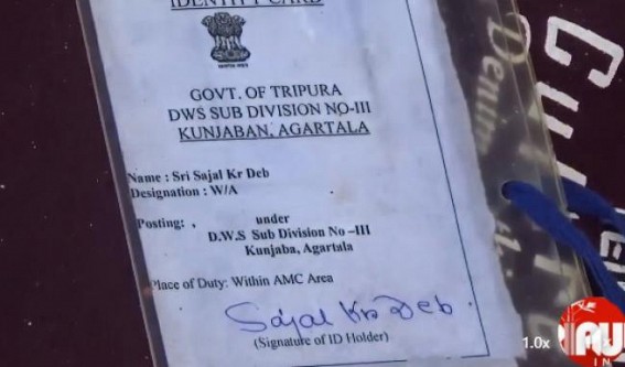 DWS staff was found lying intoxicated on roadside