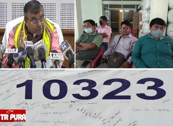 'Will You Clarify, What was the Terminated Teachers Number ??' Justice for 10323 Teachers Asked Education Minister, Expressed Resentment as Education Dept not giving Legal Questions Reply 