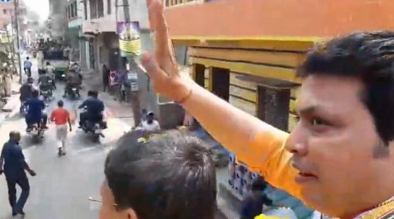 West Bengal BJP sidelines Biplab Deb, Crowdless roads in Biplab's rally