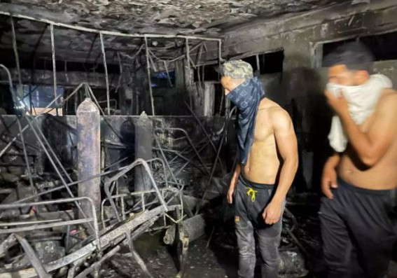 At least 24 killed in fire at Baghdad hospital