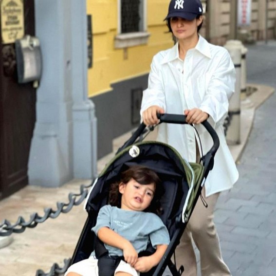 Arjun Rampal shares photos of girlfriend Gabriella wearing his shirt