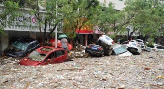 Nearly 70,000 people affected by floods in China's Shaanxi
