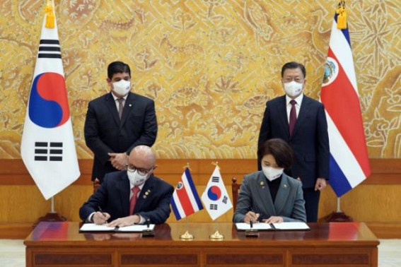 S.Korea, Costa Rica vow to boost trade, investment