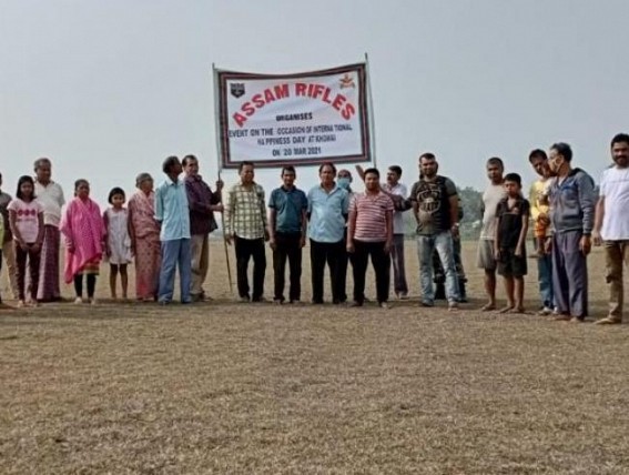 Assam Rifles observed 'International Happiness Day' Assam Rifles observed 'International Happiness Day'