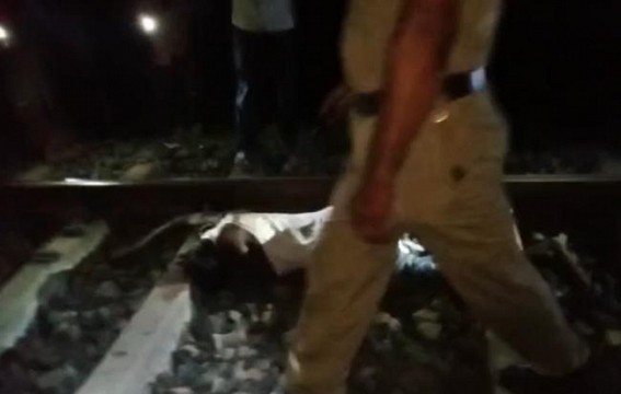 Dead-Body in pathetic condition found on Railway Tracks at Jirania Dead-Body in pathetic condition found on Railway Tracks at Jirania