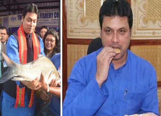 Biplab Deb claims Per Capita income higher than West Bengal : But does not compare the Commodity Price Rates of these two State : Rohu Fish at West Bengal at Rs. 160, in Tripura Rs. 500, Transport Fare 5 times more in Tripura than West Bengal Biplab Deb claims Per Capita income higher than West Bengal : But does not compare the Commodity Price Rates of these two State : Rohu Fish at West Bengal at Rs. 160, in Tripura Rs. 500, Transport Fare 5 times more in Tripura than West Bengal