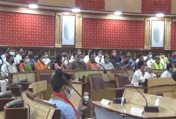 BJP winning candidates took Oath as MDCs in a separate programme 