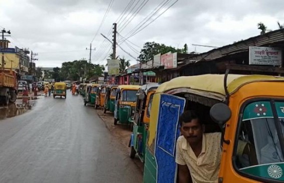 Power Disruption paralyzed CNG Station in Bishalgarh Power Disruption paralyzed CNG Station in Bishalgarh