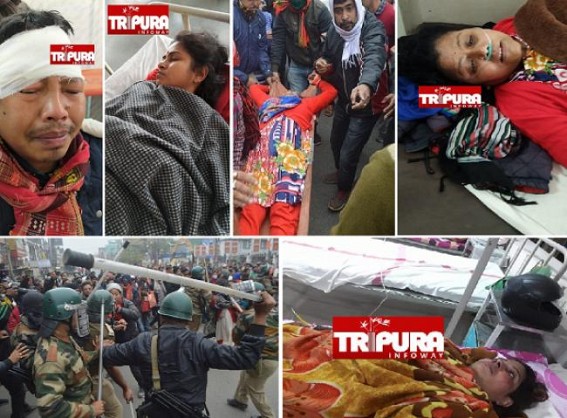 West Tripura SP, 2 SDPOs, West Agartala PS OC, Sadar SDM, Sadar DCM are Prime Accused in Brutality on 10323 Teachers on 27th January, 2021 : Section 341, 342, 325, 392, 427, 120B, 33 IPCs Imposed : Court Hearing on August 16 West Tripura SP, 2 SDPOs, West Agartala PS OC, Sadar SDM, Sadar DCM are Prime Accused in Brutality on 10323 Teachers on 27th January, 2021 : Section 341, 342, 325, 392, 427, 120B, 33 IPCs Imposed : Court Hearing on August 16