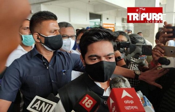 Arrest of Trinamool Activists in Tripura : Abhishek Banerjee Hammers Biplab Deb over 'Dictatorship' : Left for Khowai to release Trinamool Activists Arrest of Trinamool Activists in Tripura : Abhishek Banerjee Hammers Biplab Deb over 'Dictatorship' : Left for Khowai to release Trinamool Activists