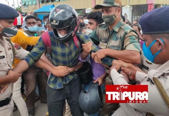 Ahead of Independence Day, Tripura's Unemployed Youths are Arrested : Police Brutality alleged Ahead of Independence Day, Tripura's Unemployed Youths are Arrested : Police Brutality alleged