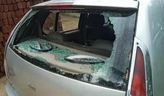 15-20 professional bike gang goons in covered faces attacked on a terminated 10,323 teacher’s house in Belonia