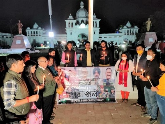 TN Chopper Crash : TDF Party paid tribute to departed Souls TN Chopper Crash : TDF Party paid tribute to departed Souls