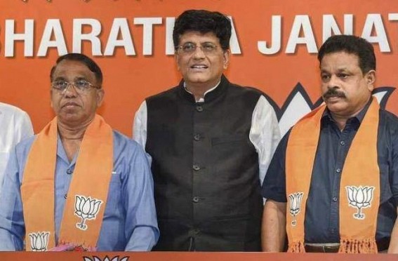 Two MLAs from Congress, BSP join BJP in UP Two MLAs from Congress, BSP join BJP in UP