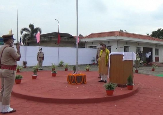 Ratan Lal hijacks I-Day Flag hoisting ceremony in Secretariat from Deputy CM Ratan Lal hijacks I-Day Flag hoisting ceremony in Secretariat from Deputy CM