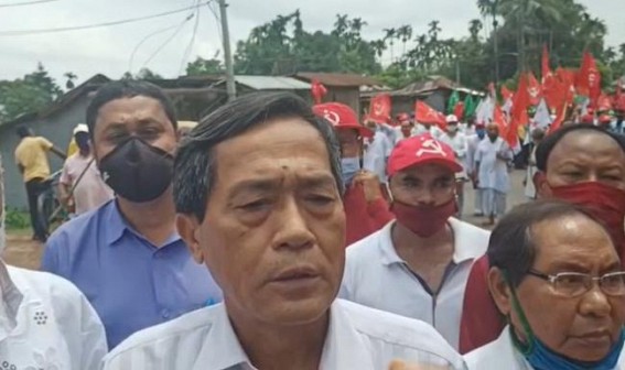 CPI-M’s massive rally, bold slogans display strength in Khowai under Jiten Chaudhury CPI-M’s massive rally, bold slogans display strength in Khowai under Jiten Chaudhury