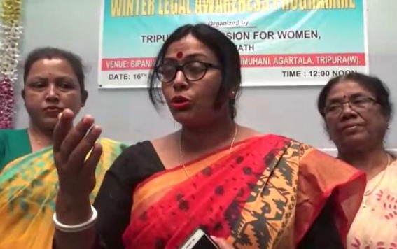'Serious Crimes against Women' decreased by 2% in Tripura : Women Commission 'Serious Crimes against Women' decreased by 2% in Tripura : Women Commission
