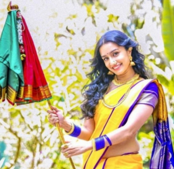 Shraddha Kapoor celebrates Gudi Padwa in traditional Nauvari saree