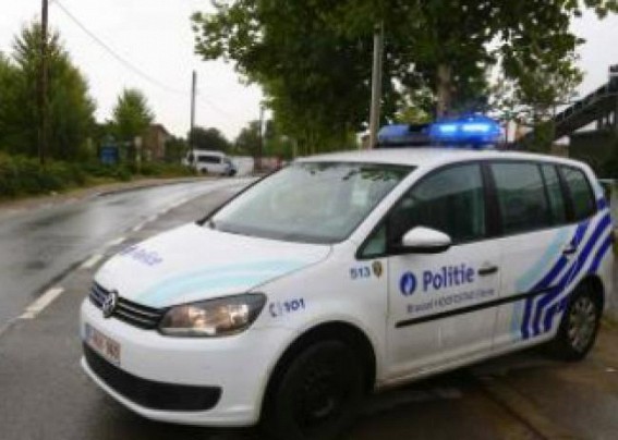 Six people injured after van drives into Brussels cafe