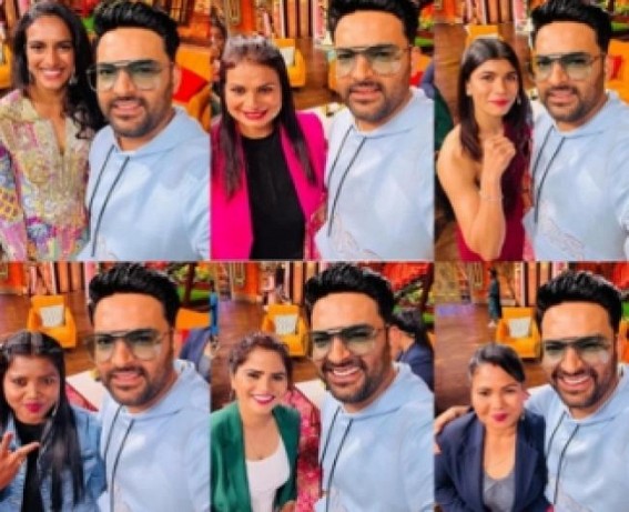 Kapil Sharma shares pictures with golden girls of Birmingham 2022