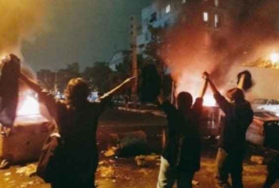 Demonstrations in Iran pose biggest threat to hardline regime in 13 years