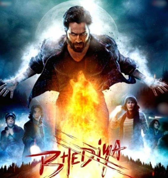 Varun Dhawan turns into fierce werewolf in new poster for 'Bhediya' Varun Dhawan turns into fierce werewolf in new poster for 'Bhediya'
