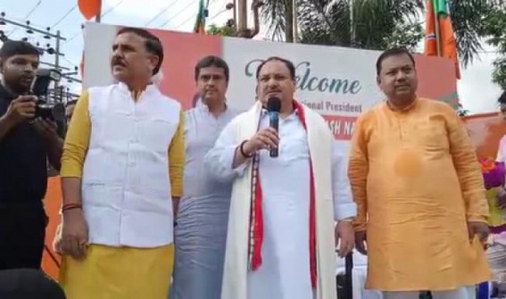 ‘Keep you blessings on BJP’ : J.P.Nadda to Tripura Voters ‘Keep you blessings on BJP’ : J.P.Nadda to Tripura Voters