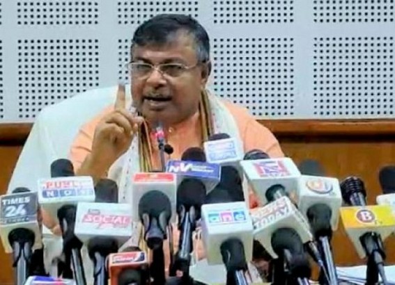 ‘For any Corruption in a State, the Chief Minister is Responsible ; For Left Govt’s Scam it’s Manik Sarkar and for BJP’s corruption it is Biplab Deb’: Law Minister Ratan Lal Nath