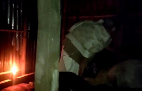 House Caught in Fire after Drunk Man put a lighted candle under Bed and slept House Caught in Fire after Drunk Man put a lighted candle under Bed and slept