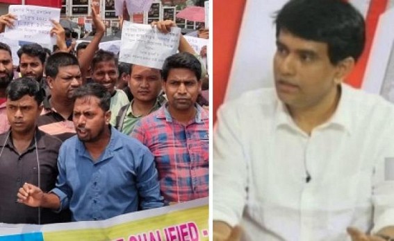 TIWN Editor slammed Education Minister Ratan Lal Nath for holding Jobs of TET Qualified Job Aspirants