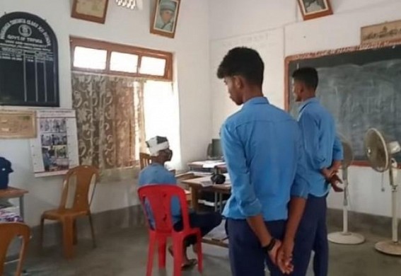 Lack of discipline erupted bloody fight among School students in Maiganga Sukanta Class-12 School