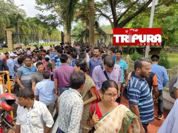 ‘We hope this CM is not like Ex-CM (Biplab Deb)’, said 10323 Teachers after getting assurance of legal solution from CM Manik Saha