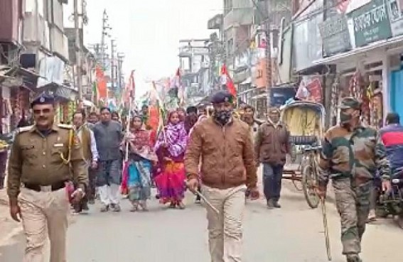 Udaipur : Congress protested against Attack on Congress Dist Office Udaipur : Congress protested against Attack on Congress Dist Office